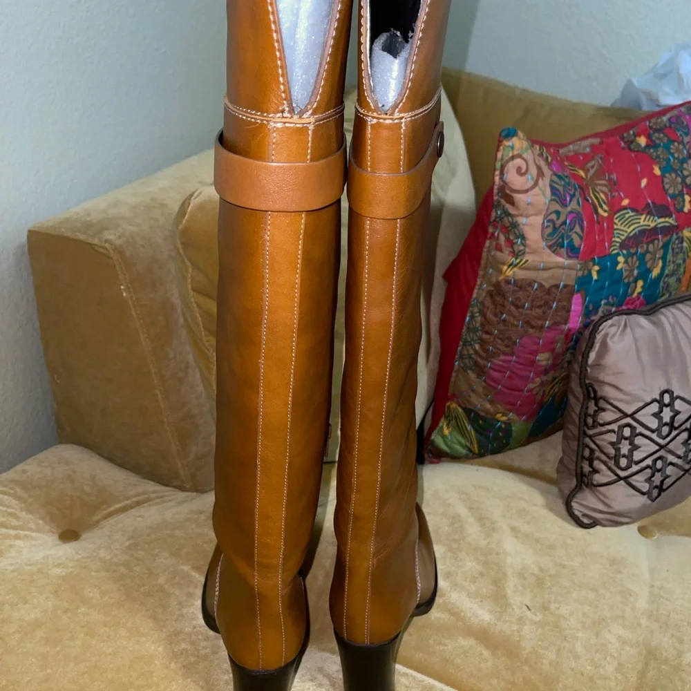 See By Chloe Brown Over the Knee Boots - Picture 1 of 9